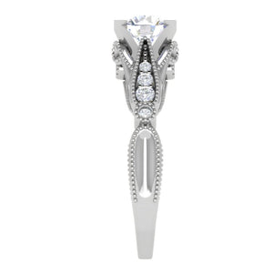 Jewelove™ Rings Women's Ring only / J VS 0.70 cts Platinum Solitaire Ring for Women JL PT 1152