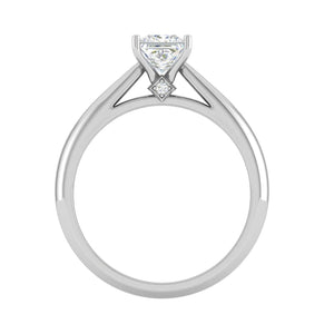 Jewelove™ Rings VS I / Women's Band only 0.70 cts Princess Cut Solitaire Platinum Diamonds Ring JL PT RS PR 156