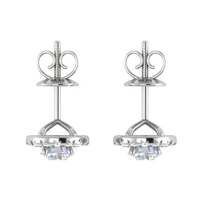 Jewelove™ Earrings VS J 0.70 cts. Solitaire Platinum Diamond Earrings JL PT E SE RD 105