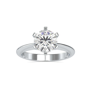 Jewelove™ Rings Women's Band only / VS J 0.70 cts. Solitaire Platinum Solitaire Engagement Ring JL PT 0032