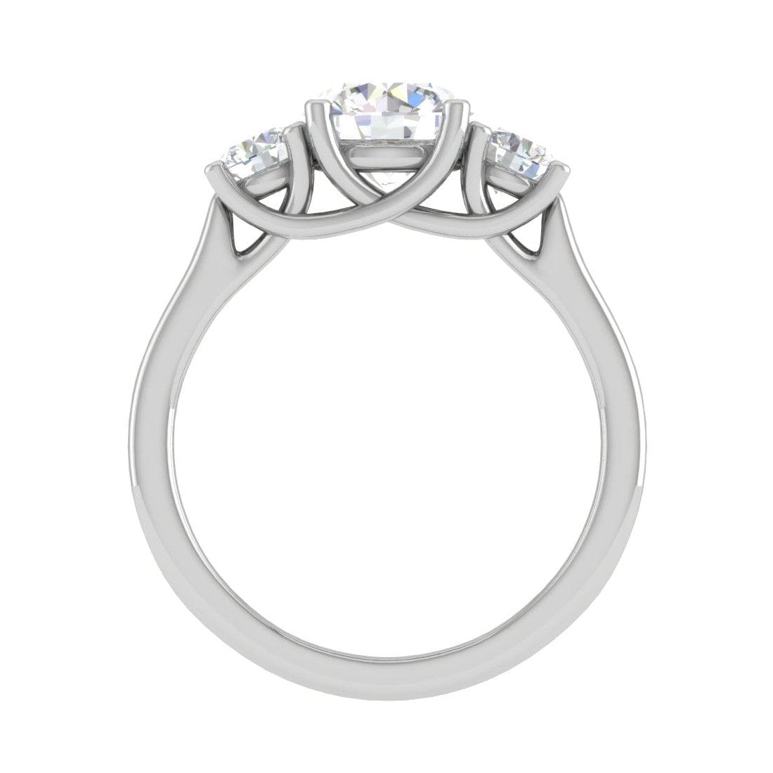 Jewelove™ Rings J VS / Women's Band only 0.70cts Platinum Solitaire Diamond Ring JL PT R3 RD 105