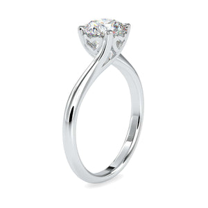 Jewelove™ Rings Women's Band only / VS J 0.70cts. Solitaire Platinum Engagement Ring JL PT 0127-B