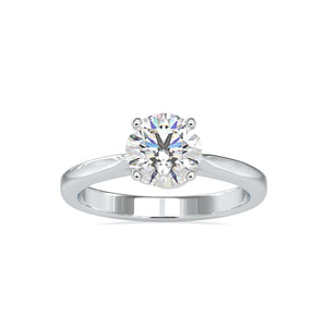 Jewelove™ Rings Women's Band only / VS J 0.70cts. Solitaire Platinum Engagement Ring JL PT 0132-B