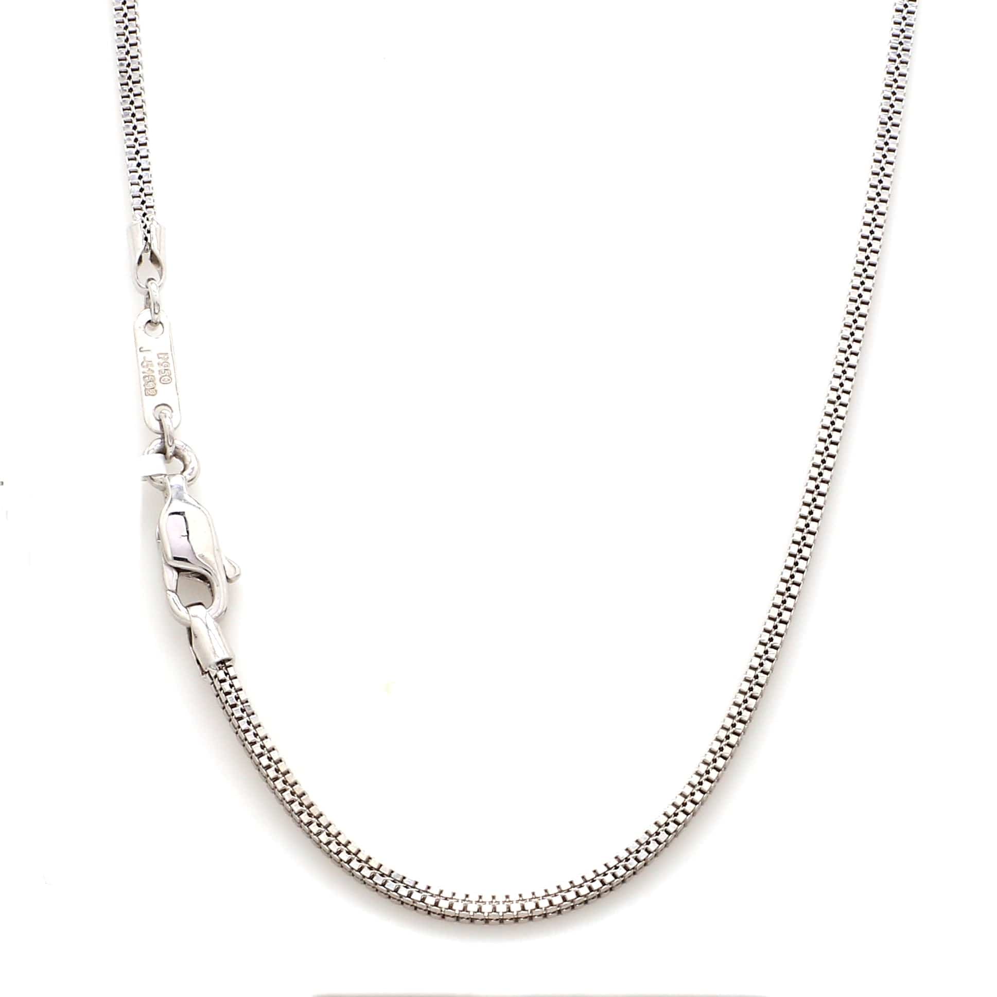 Jewelove™ Chains 1.7mm  Double Box Platinum Chain JL PT CH 961