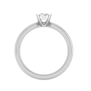 Jewelove™ J VS / Women's Band only 1 Carat Solitaire Platinum Ring JL PT RS RD 102