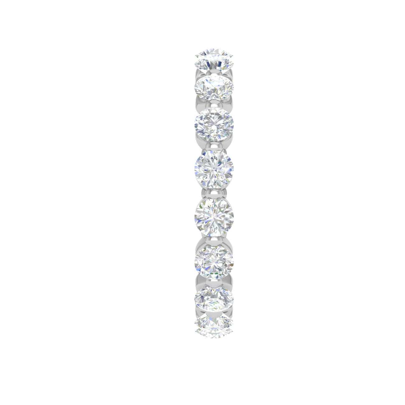 Jewelove™ Rings 10-Pointer Full Eternity Platinum Ring With Diamonds for Women JL PT ET RD 115