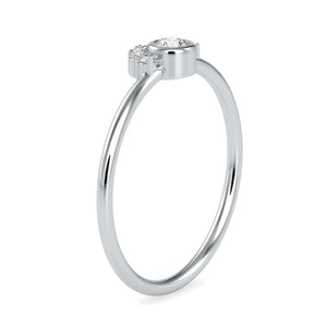 Jewelove™ Rings 10 Pointer Platinum Diamond Engagement Ring JL PT 0613