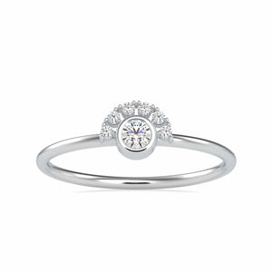 Jewelove™ Rings 10 Pointer Platinum Diamond Engagement Ring JL PT 0613