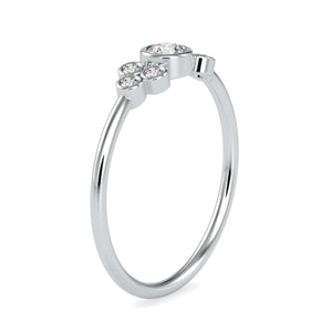 Jewelove™ Rings 10 Pointer Platinum Diamond Engagement Ring JL PT 0681