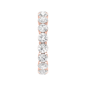 Jewelove™ Rings 15 Pointer Eternity Rose Gold Diamond Wedding Ring JL AU RD RN 9272R