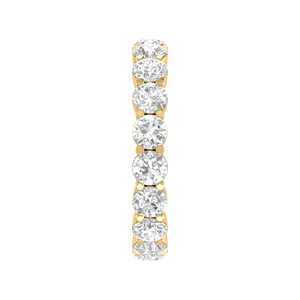 Jewelove™ Rings 15 Pointer Eternity Yellow Gold Diamond Wedding Ring JL AU RD RN 9272Y