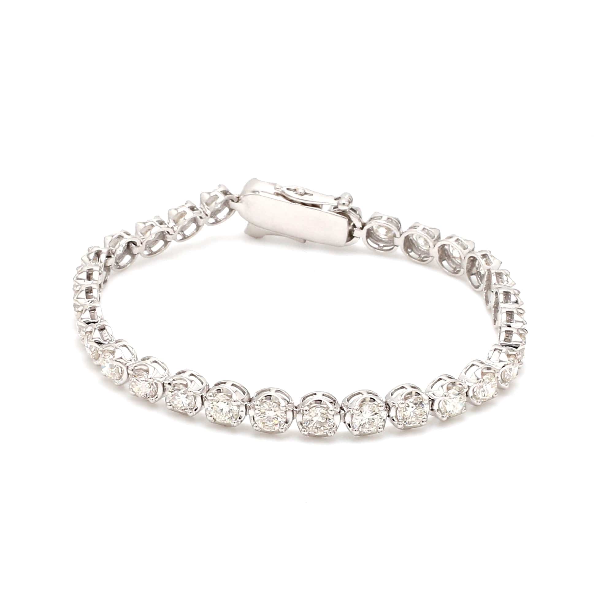 Mini Diamond Tennis Bracelet 14K | Adina Eden Jewels
