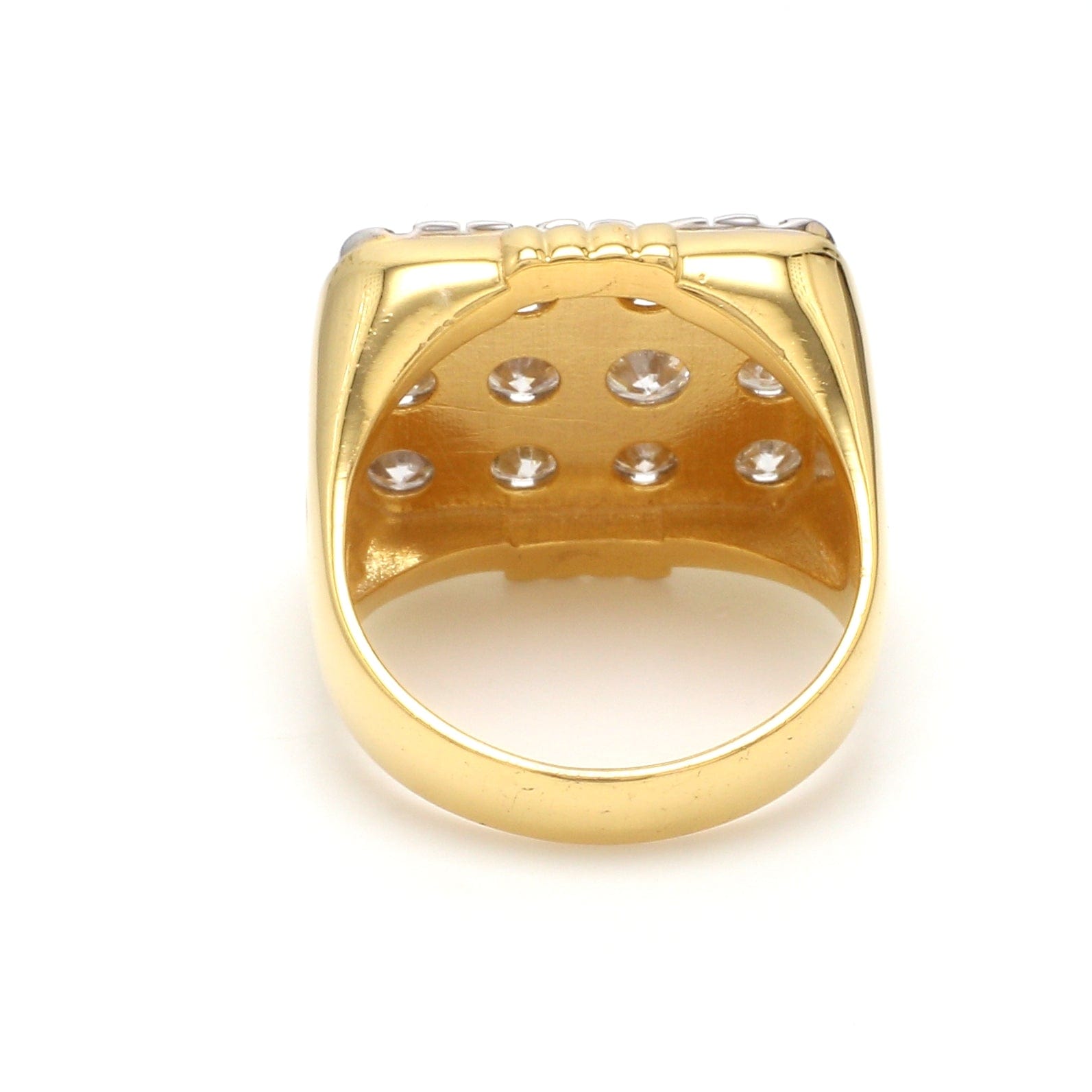 Jewelove™ Rings Yellow Gold 18K Yellow Gold Diamond Ring for Men