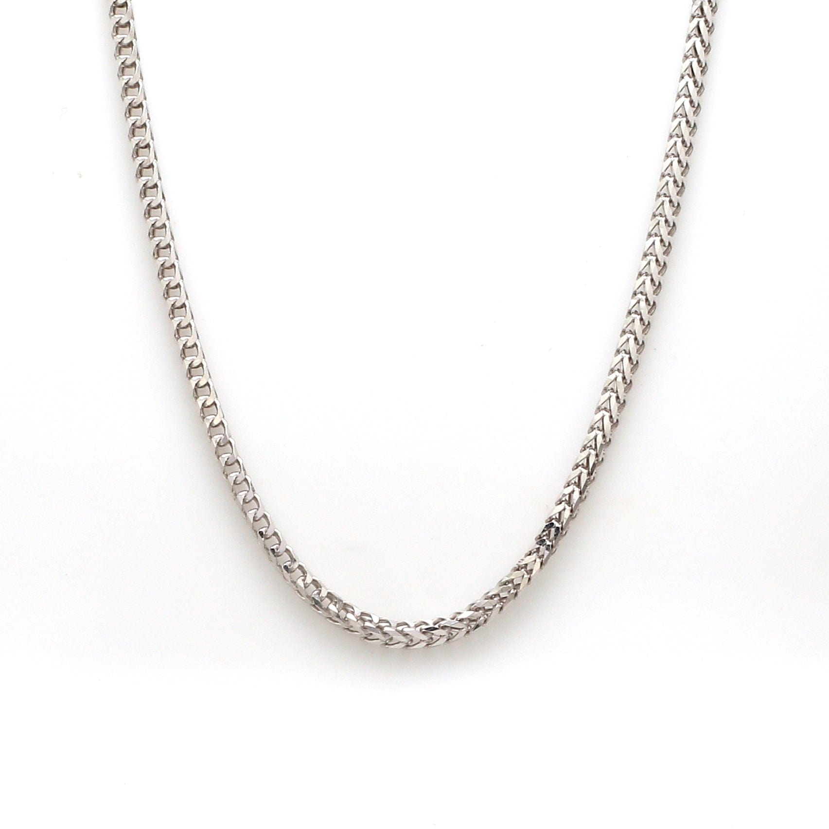 Jewelove™ Chains 2.5mm Japanese Platinum Unisex Chain  JL PT CH 1158