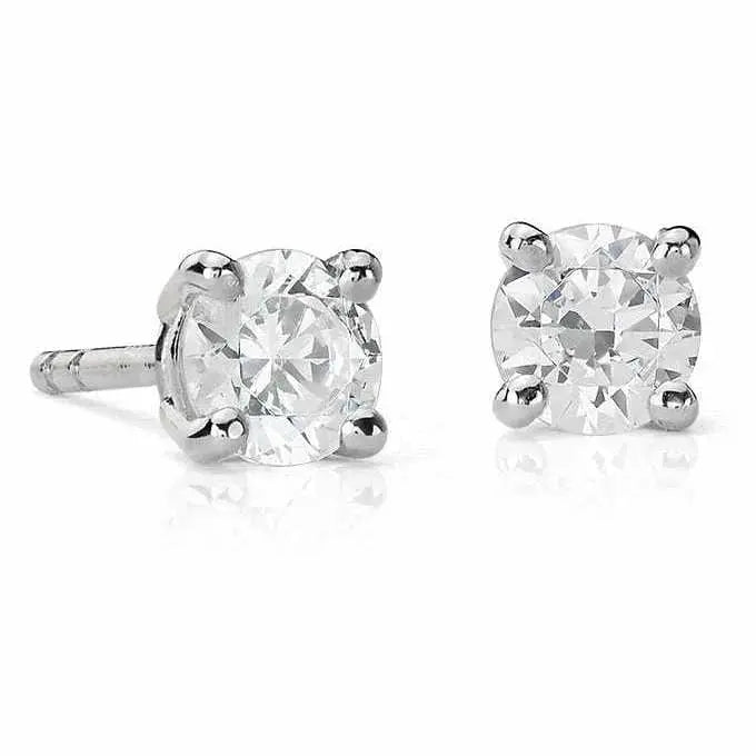 20 Pointer Each Diamond Earring Studs SJ E 101 in India