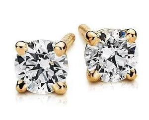 20 Pointer Each Diamond Earring Studs SJ E 101 in India