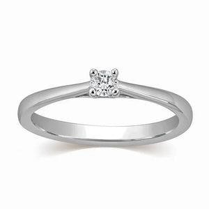 20 Pointer Platinum Solitaire Ring for Women SJ PTO 306 in India