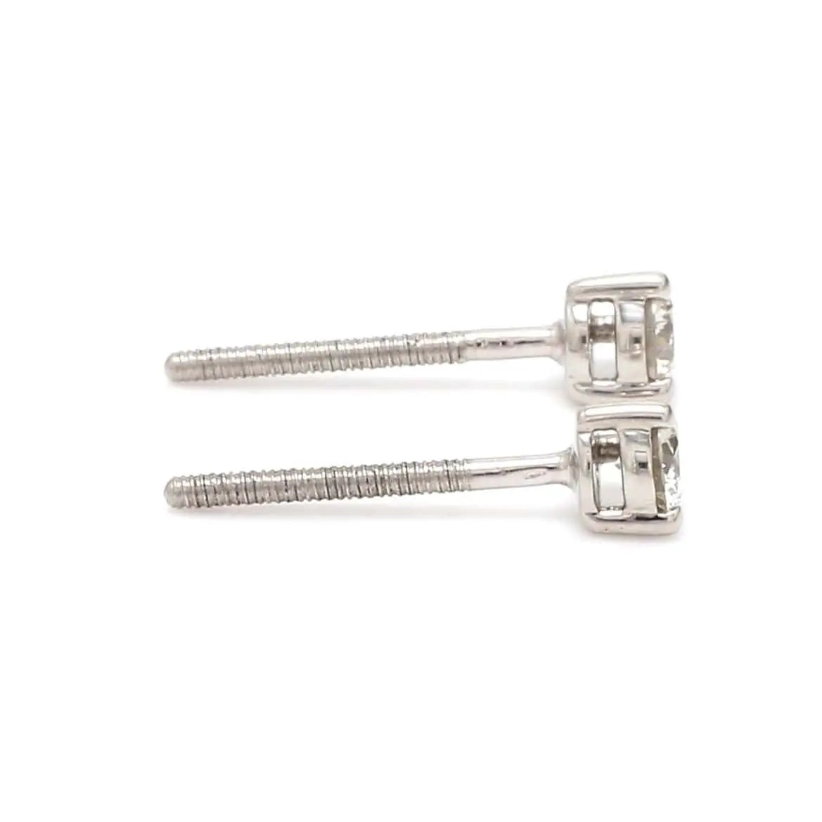 Jewelove™ Earrings VS J 20 pointer Solitaire Diamond Earrings in Platinum SJ PTO E 152