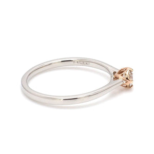 Jewelove™ Rings Women’s Band only 23 Pointer Platinum Rose Gold Ring for Women JL PT 1146