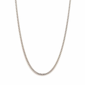 Jewelove™ Chains 2mm Platinum Curb Chain Uni-sex JL PT CH 982-A