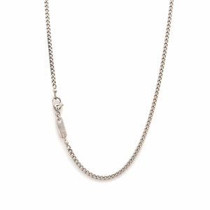 Jewelove™ Chains 2mm Platinum Curb Chain Uni-sex JL PT CH 982-A