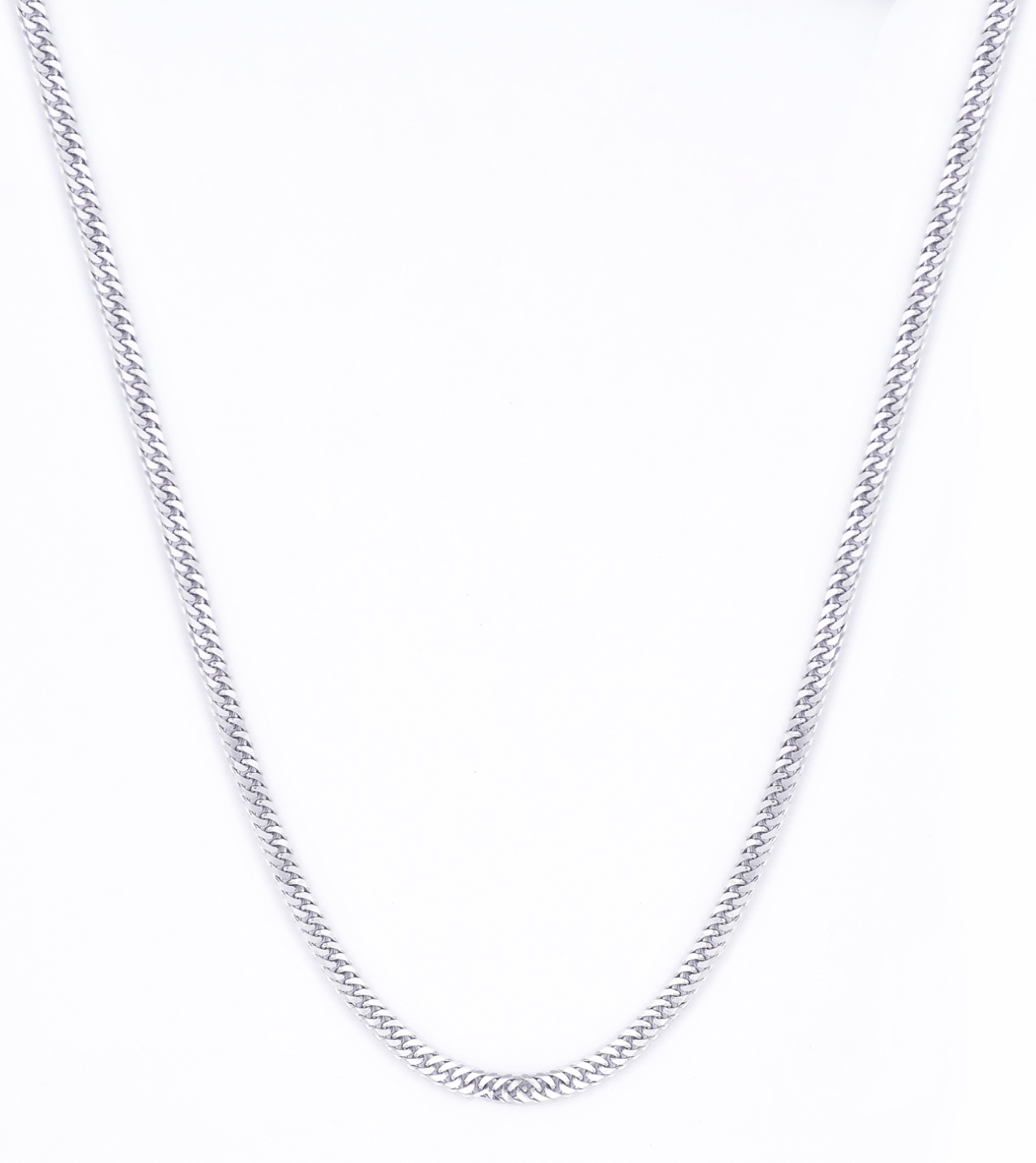 Jewelove™ Chains 3.5mm Japanese Platinum Cuban Chain JL PT CH 1005