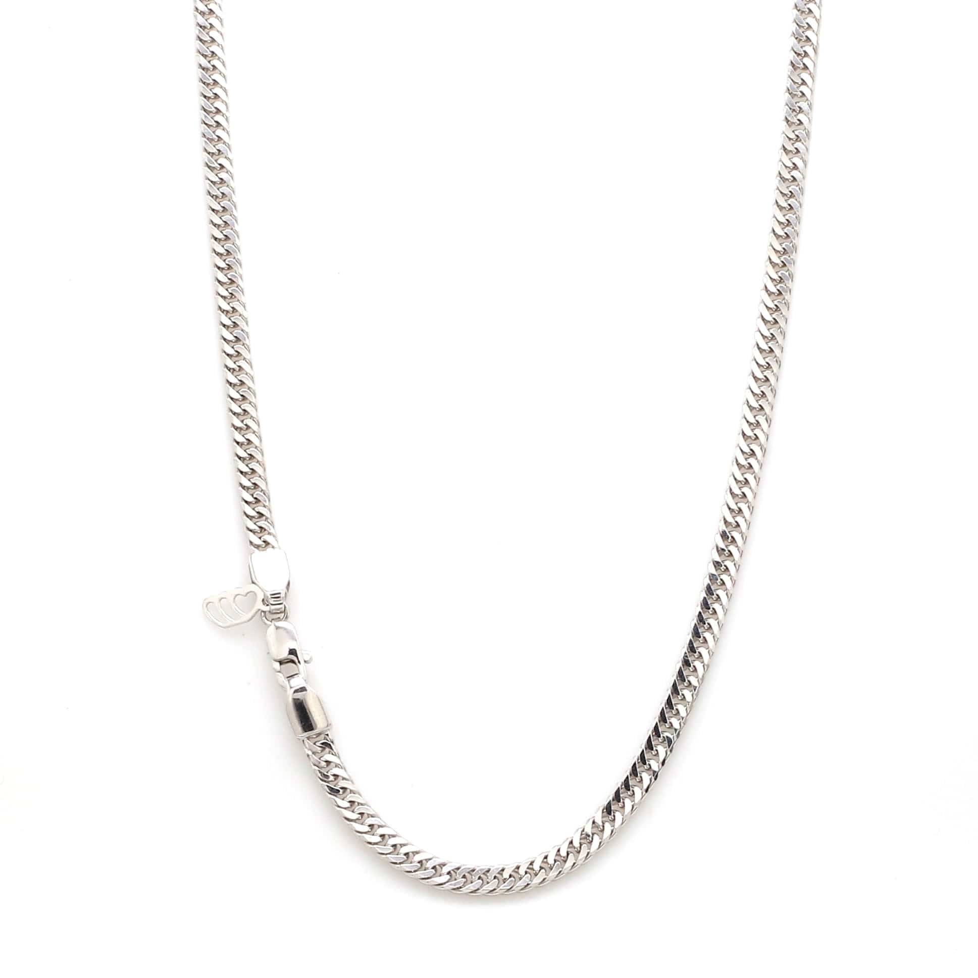 Jewelove™ Chains 3.5mm Japanese Platinum Cuban Chain JL PT CH 1005