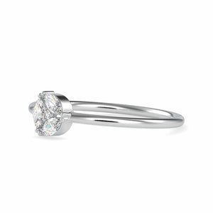 Jewelove™ Rings 3 Marquise Cut Diamond Platinum Engagement Ring JL PT 0668