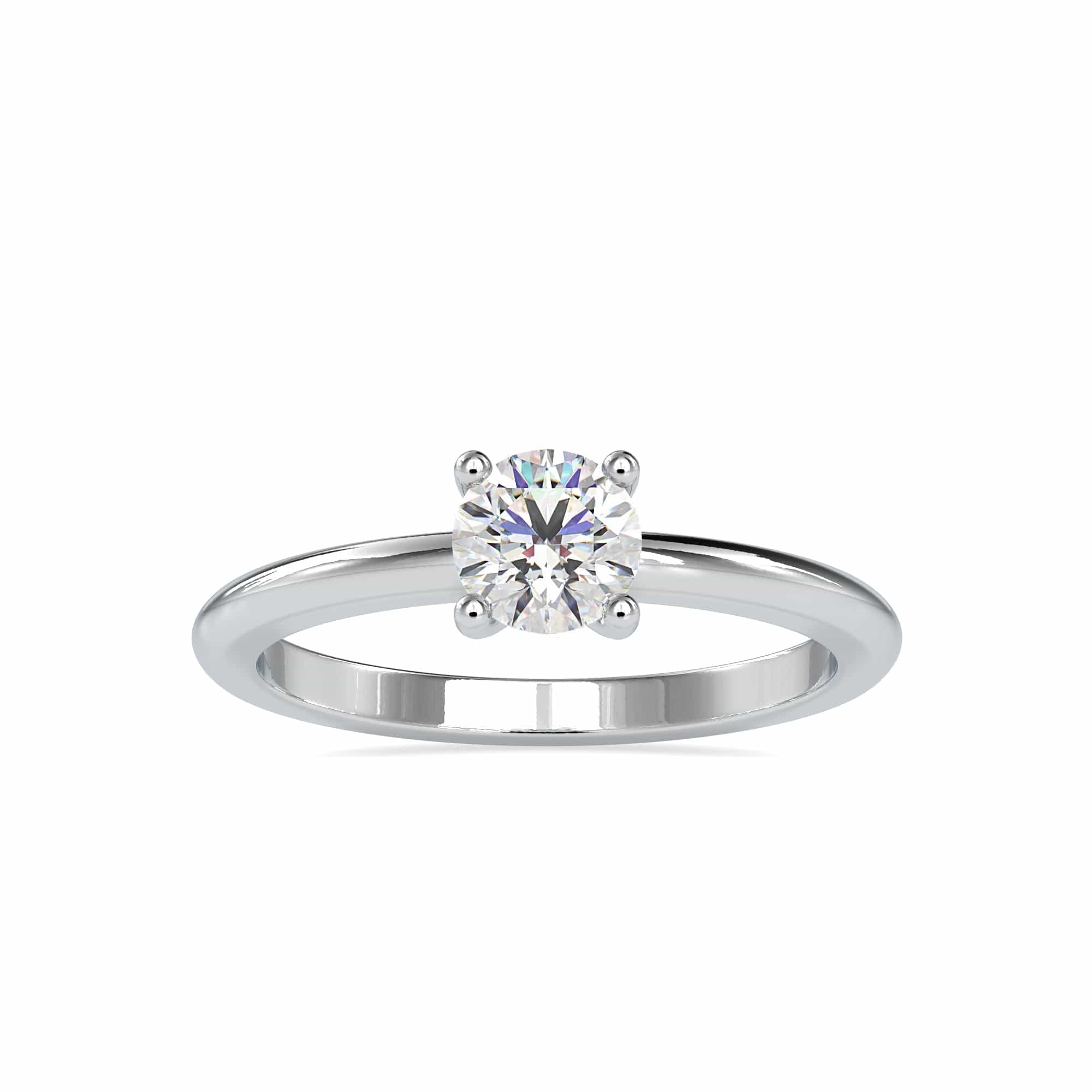 Jewelove™ Rings Women's Band only / VS J 30-Pointer Solitaire Platinum Engagement Ring JL PT 0080