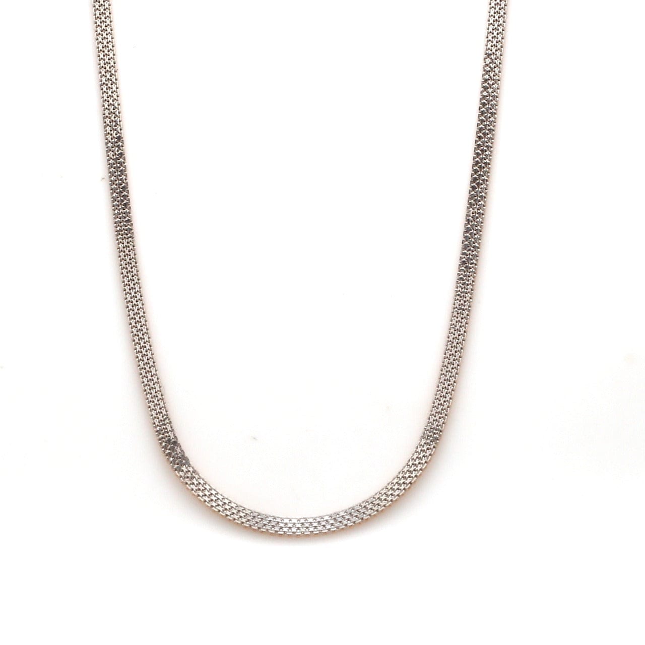 Jewelove™ Chains 3mm Double-Sided Platinum & Rose Gold Unisex Chain JL PT CH 1151