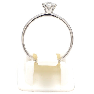 Jewelove™ Rings D IF / Women's Band only 40 Pointer Classic 6 Prong Solitaire Ring made in 18K White Gold SKU 0014