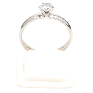 Jewelove™ Rings D IF / Women's Band only 40 Pointer Classic 6 Prong Solitaire Ring made in 18K White Gold SKU 0014