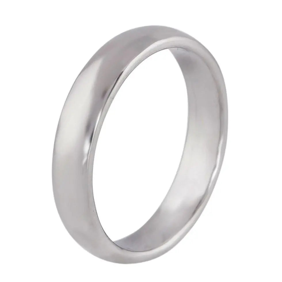 Jewelove™ Rings 4mm Comfort Fit Platinum Wedding Band SJ PTO 260