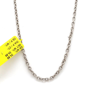 Jewelove™ Chains 4mm Japanese Platinum Chain for Men JL PT CH 1137