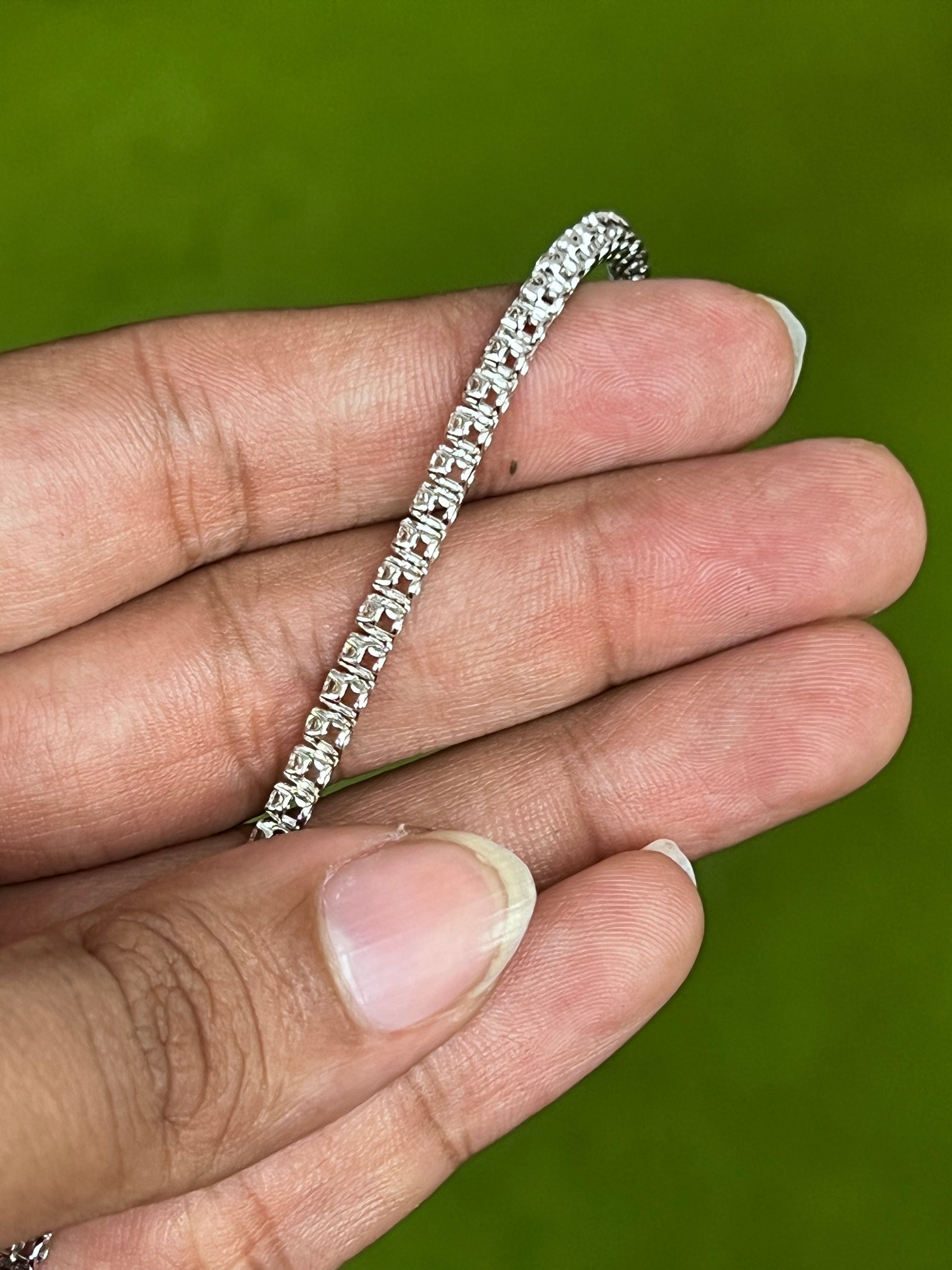 Perlée diamonds bracelet, 3 rows, medium model 18K rose gold, Diamond - Van  Cleef & Arpels