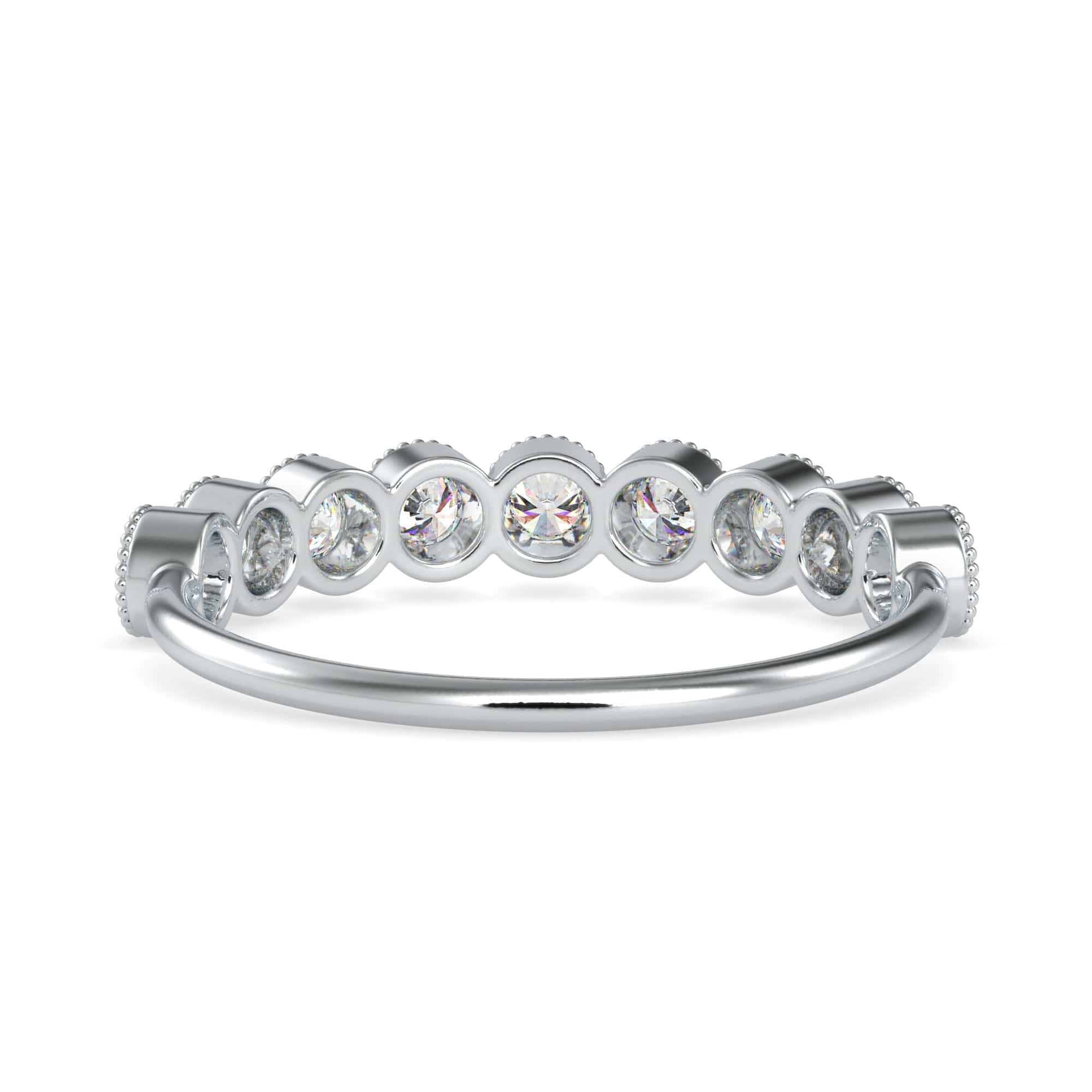 Jewelove™ Rings 5-Pointer Platinum Diamond Engagement Ring for Women JL PT 0653