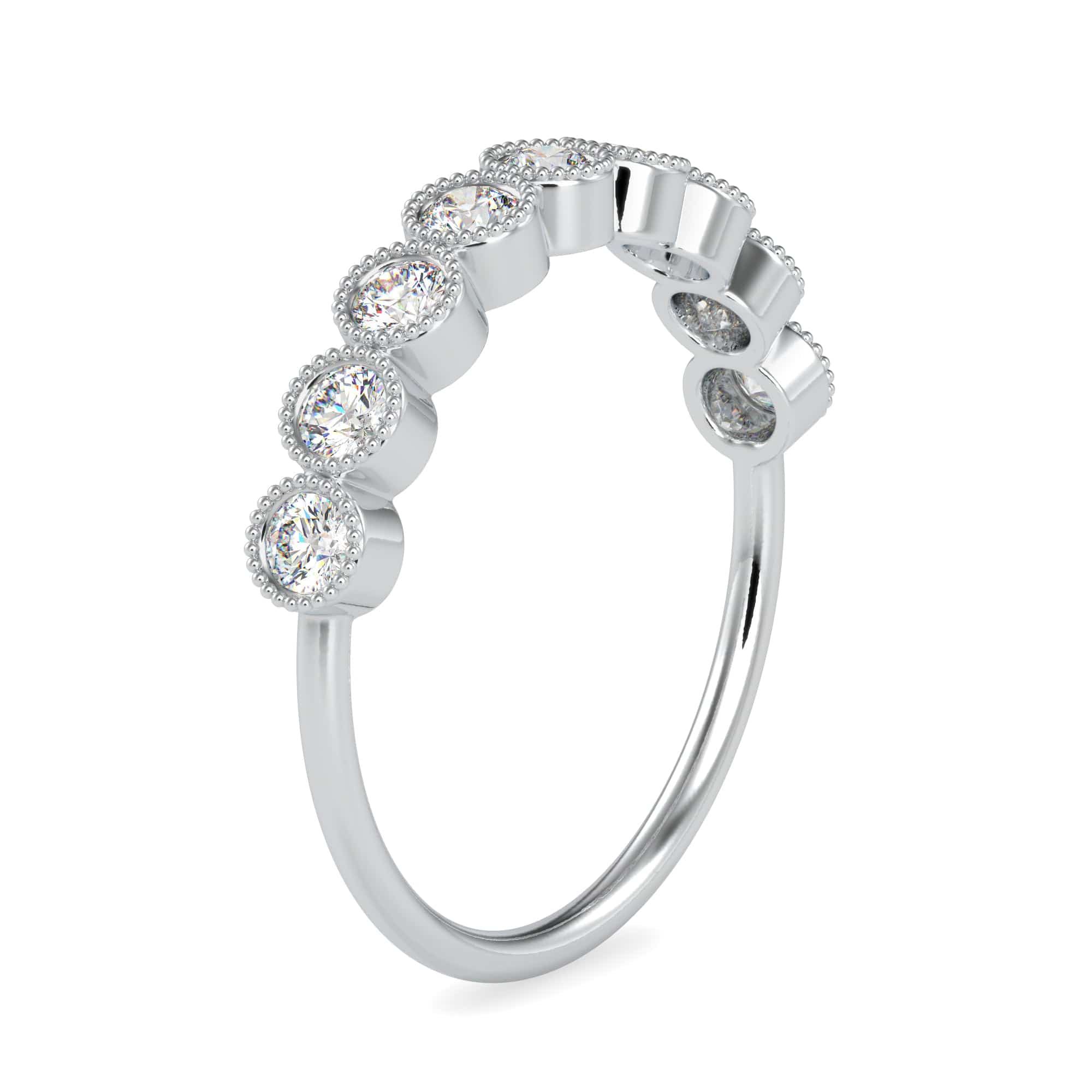 Jewelove™ Rings 5-Pointer Platinum Diamond Engagement Ring for Women JL PT 0653