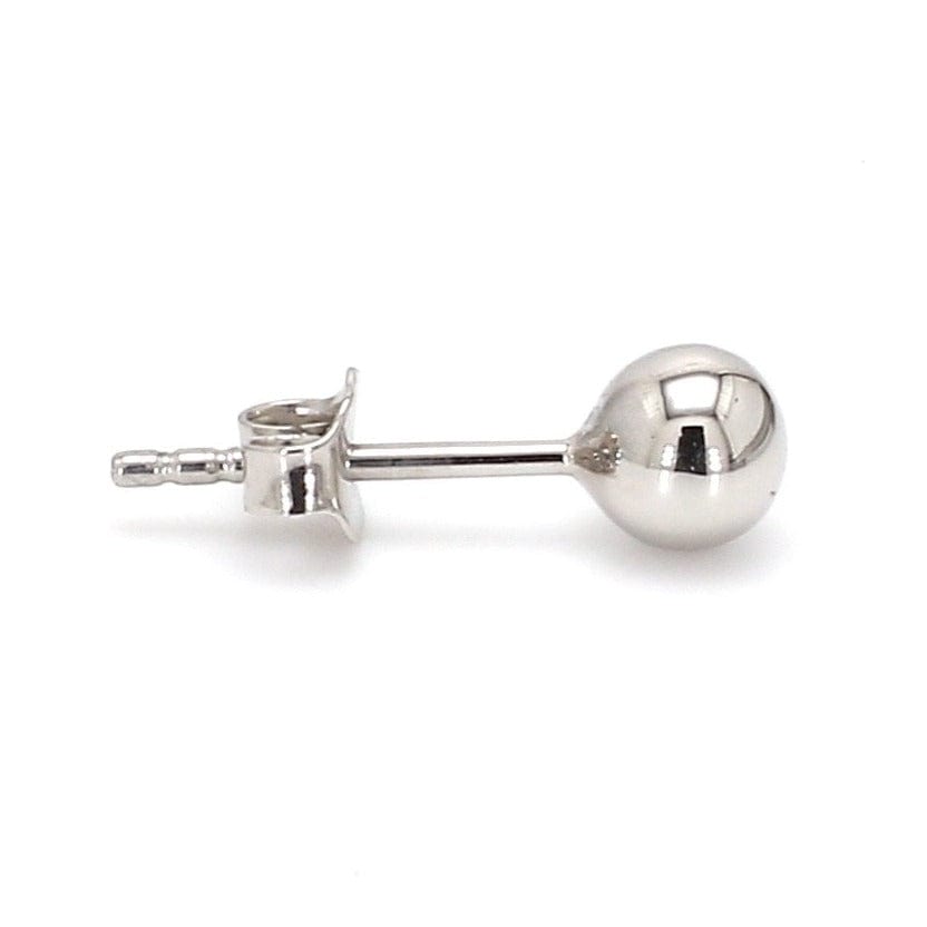 Jewelove™ Earrings 5mm Platinum Ball Earrings Studs JL PT E 187