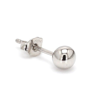 Jewelove™ Earrings 5mm Platinum Ball Earrings Studs JL PT E 187