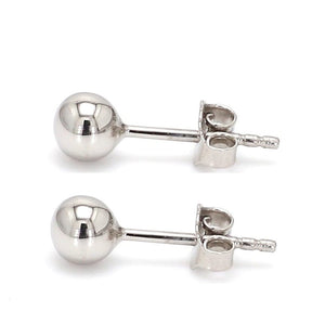 Jewelove™ Earrings 5mm Platinum Ball Earrings Studs JL PT E 187