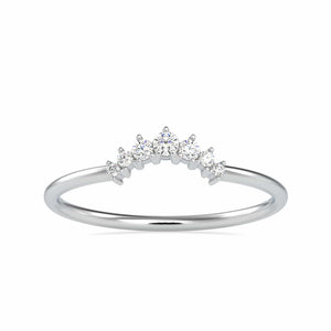 Jewelove™ Rings 7 Diamond Platinum Engagement Ring JL PT 0690