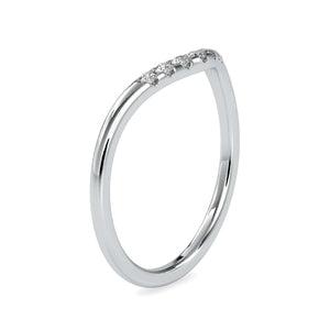 Jewelove™ Rings 7 Diamond Platinum Ring for Women JL PT 0086