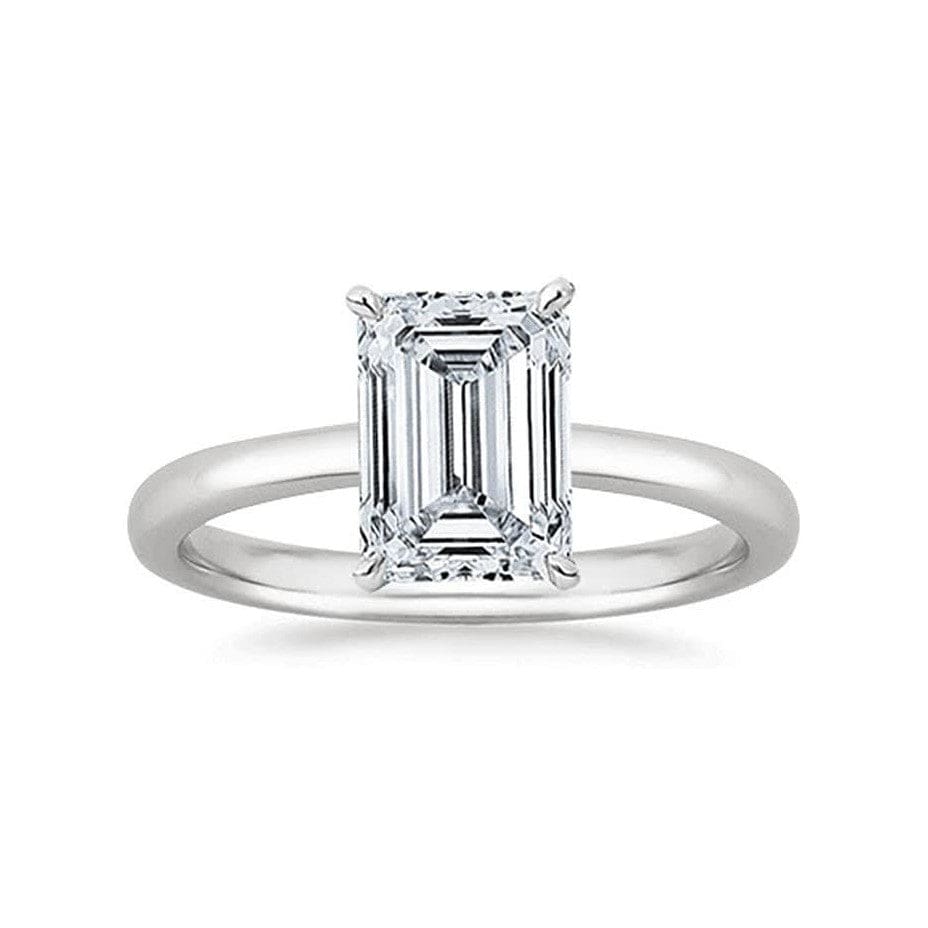Eleanor Emerald Diamond Ring in 14K, 18K Gold and Platinum – Tippy Taste  Jewelry