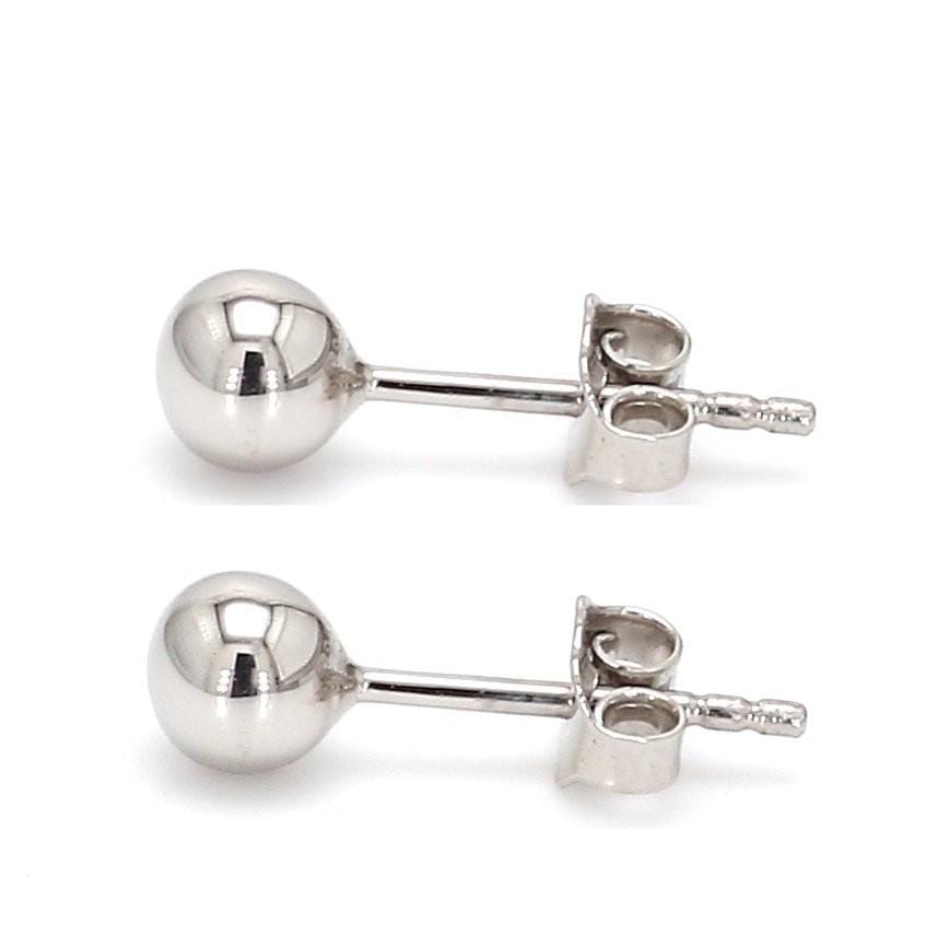 Jewelove™ Earrings 8mm Platinum Ball Earrings Studs JL PT E 295