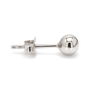 Jewelove™ Earrings 8mm Platinum Ball Earrings Studs JL PT E 295