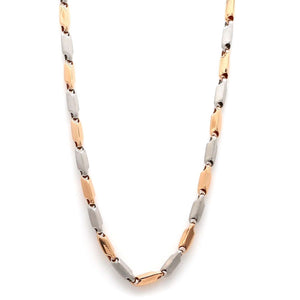 Jewelove™ Chains Alternate Platinum & Rose Gold Links Platinum Chain JL PT CH 906