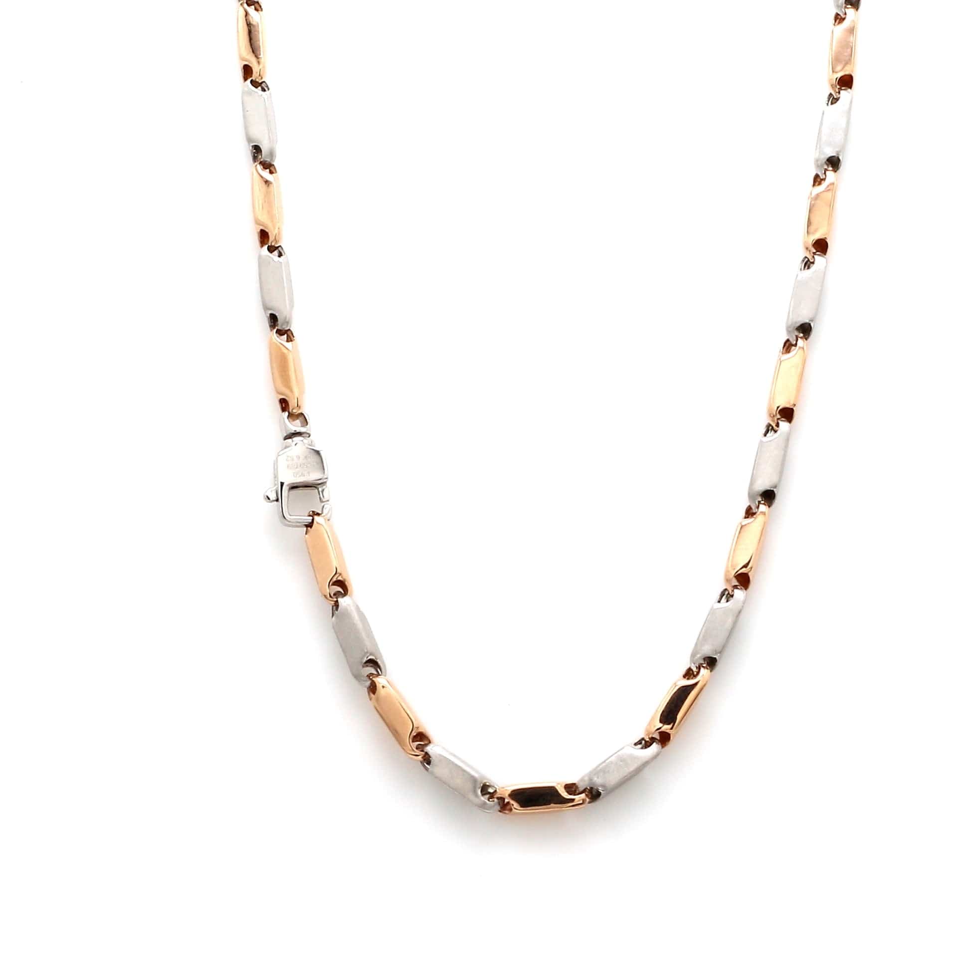 Jewelove™ Chains Alternate Platinum & Rose Gold Links Platinum Chain JL PT CH 906