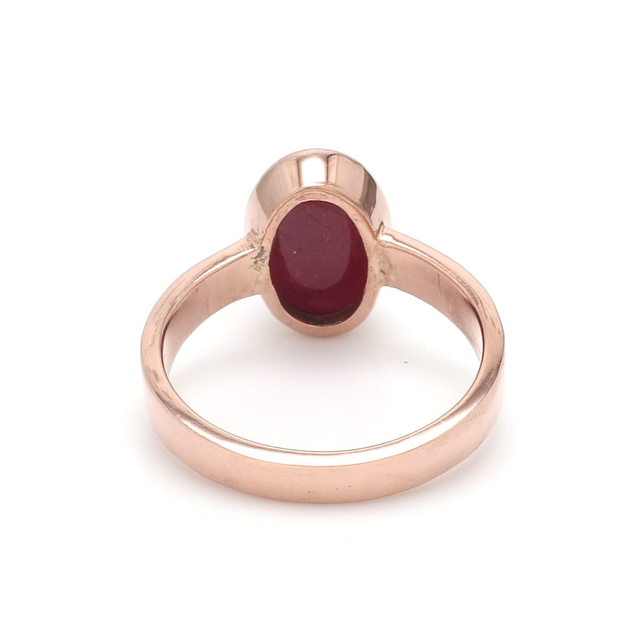 Ruby stone deals in copper ring