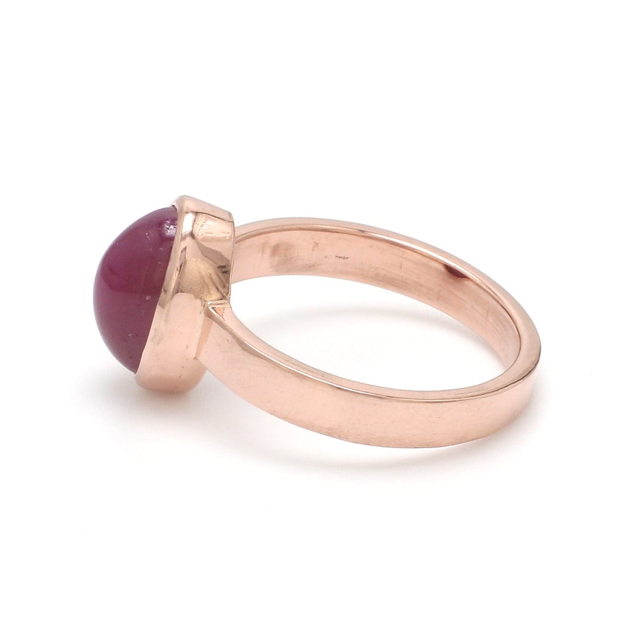 Jewelove™ Rings Unisex Ring Astrology Natural Ruby Ring made in 18K Rose Gold