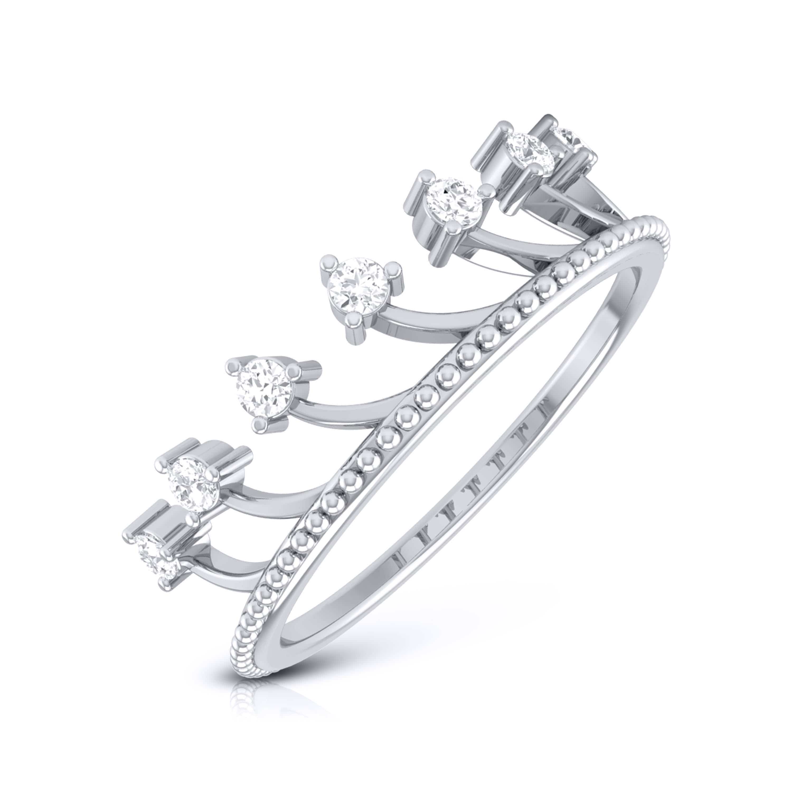 Crown Diamond Ring – Golden Thread, Inc.